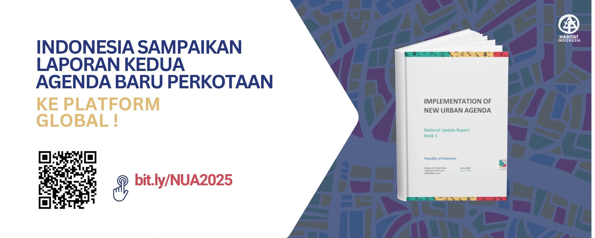 Indonesia Sampaikan Laporan Kedua Agenda Baru Perkotaan ke Platform Global UN-Habitat
