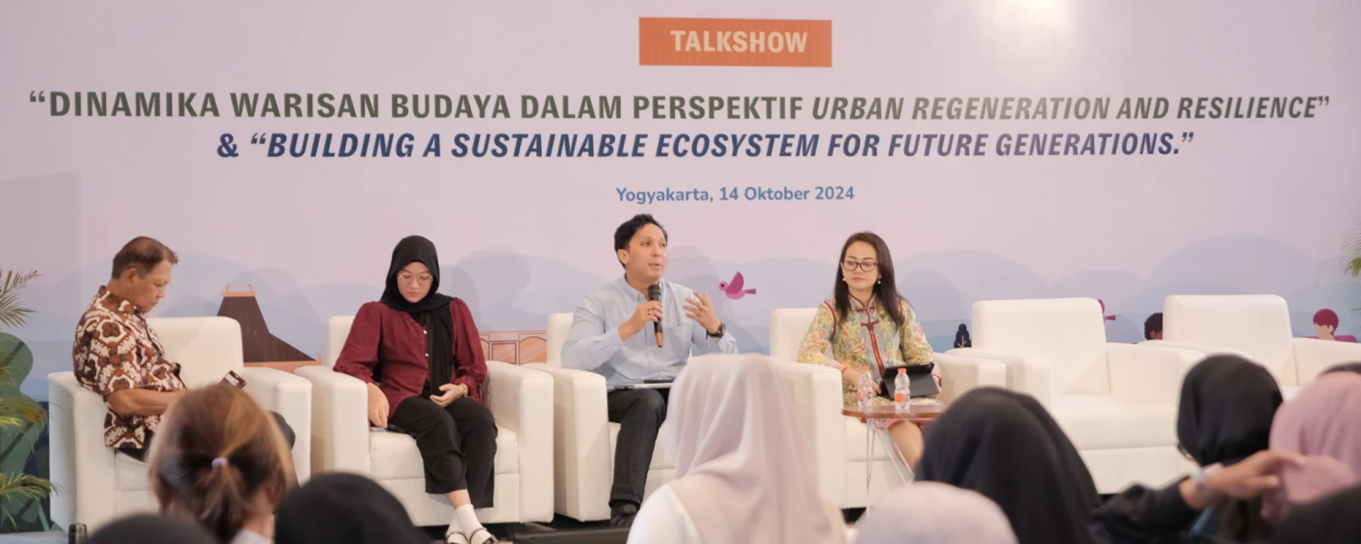 Talkshow "Dinamika Warisan Budaya dalam Perspektif Urban Regeneration and Resilience"