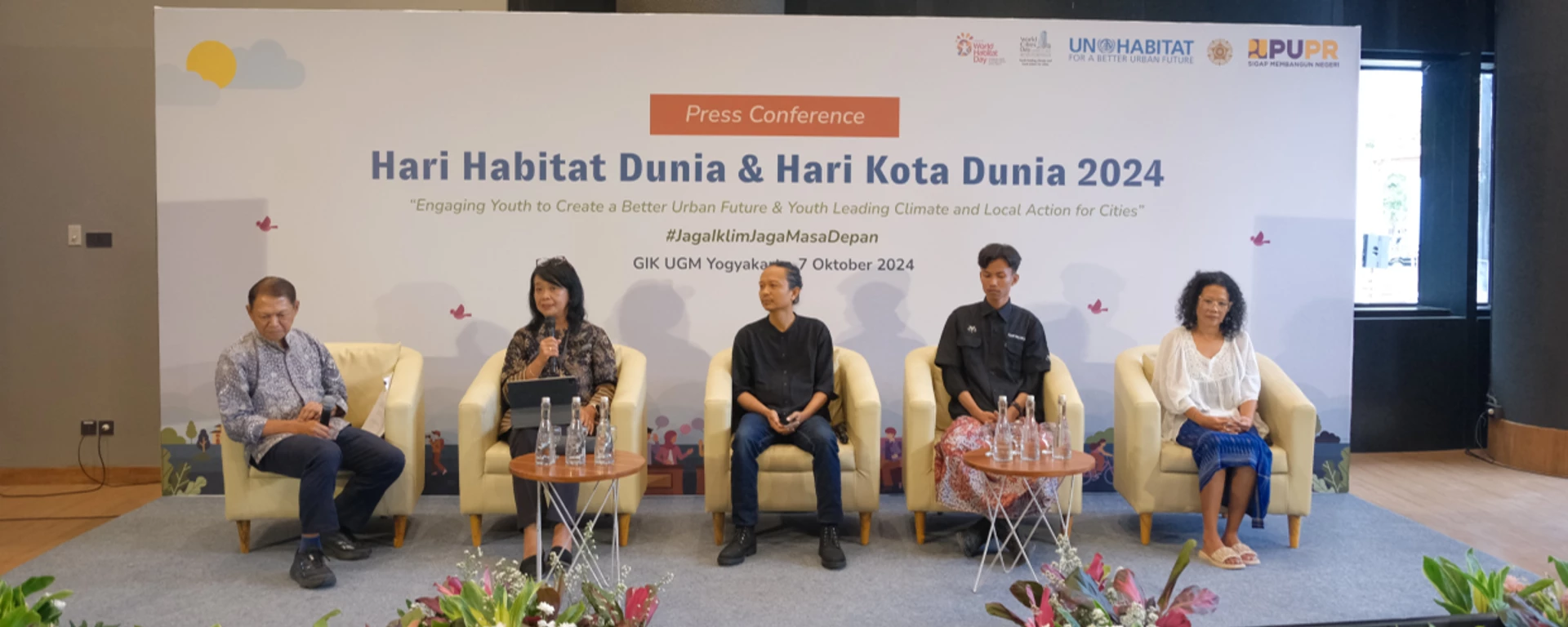 Konferensi Pers Hari Habitat Dunia & Hari Kota Dunia 2024 dan Pembukaan Pameran Memetri